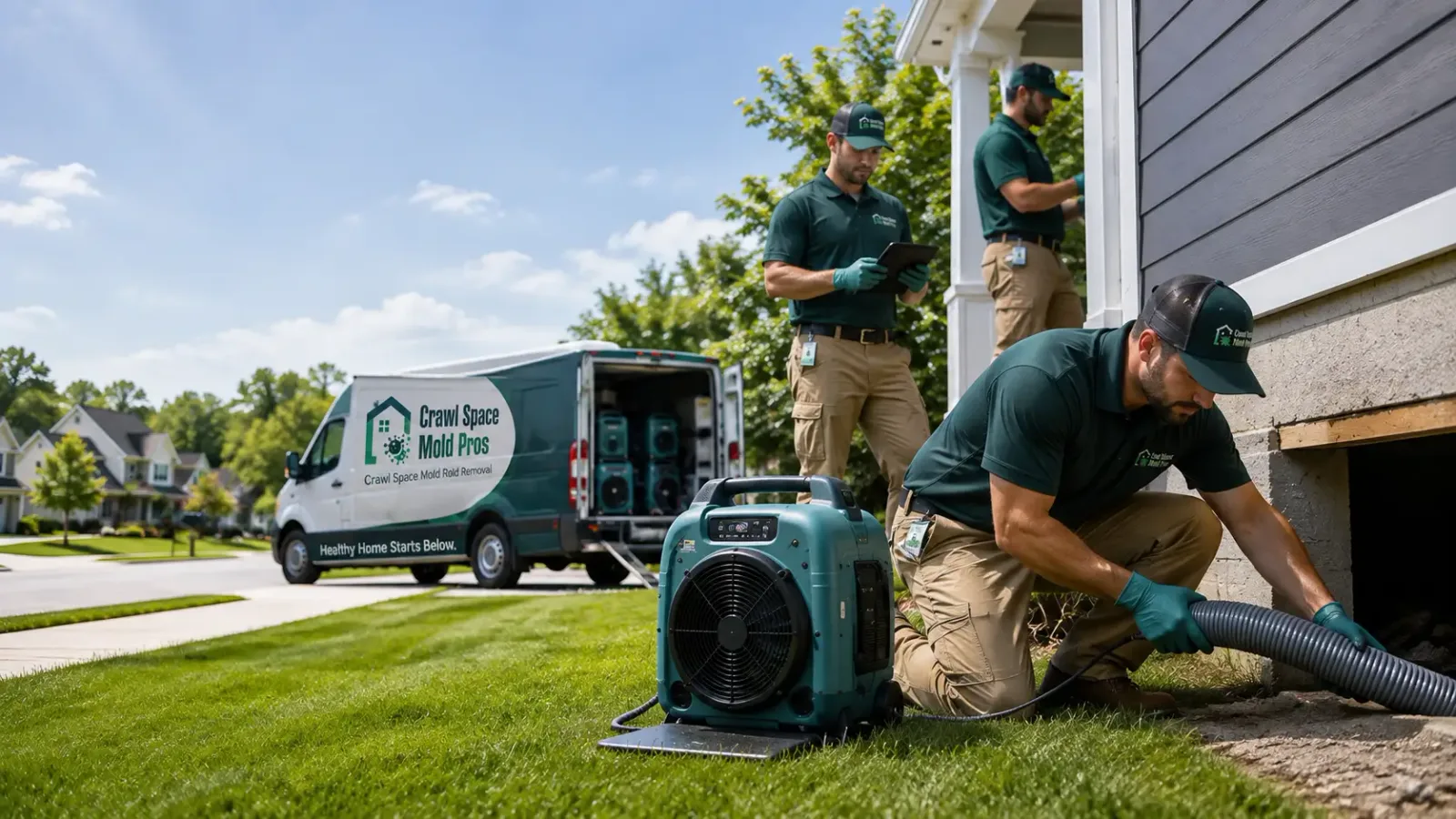 Crawl Space Mold Removal in Alpena, AR